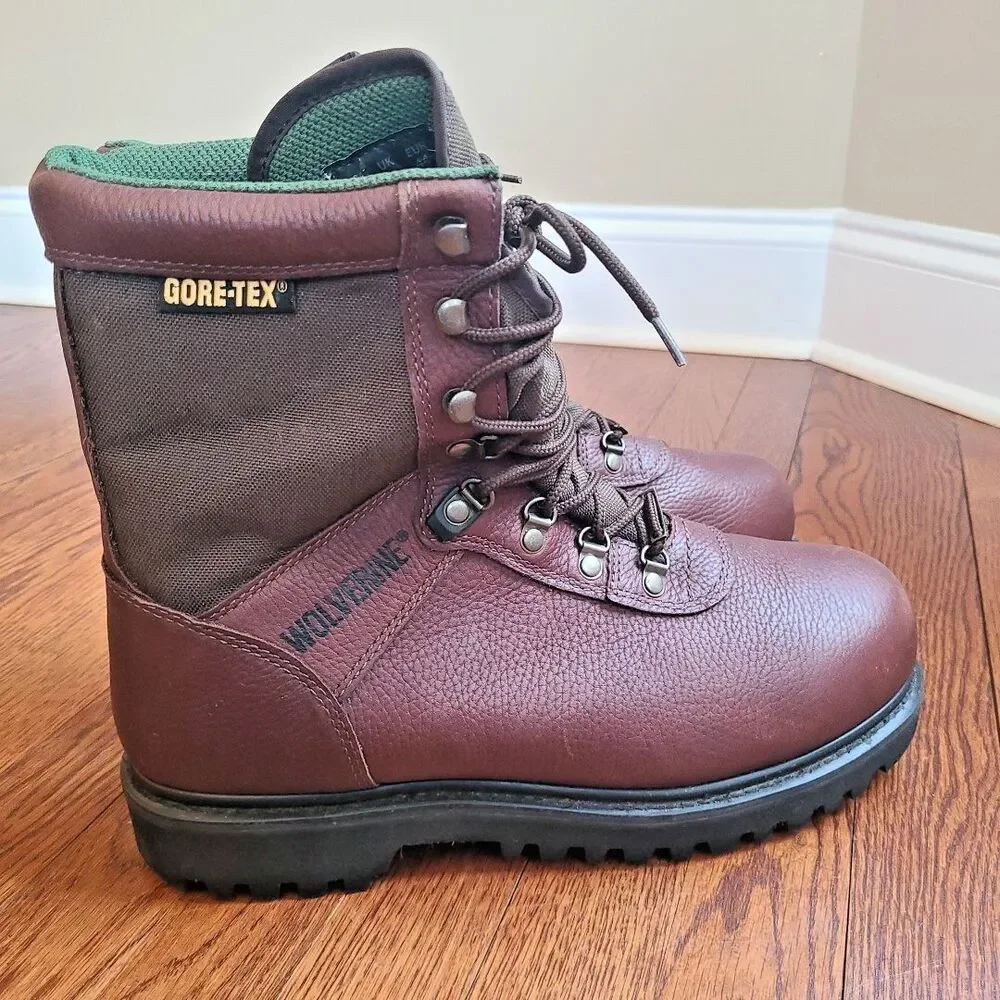 Wolverine Size 11 M Gore Tex Thinsulate Big Horn Ultra Leather Work Boots 03850